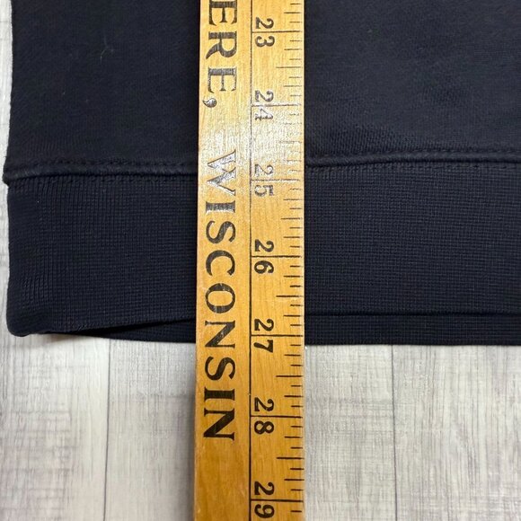 ✅Mens M Nike Black Pullover Hoodie Cotton Blend Casual Activewear Spell Out Logo - Picture 5 of 8